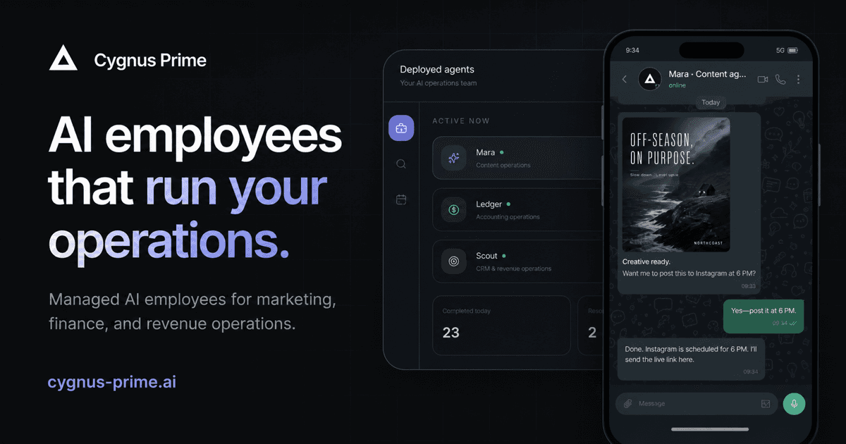 Security Isn’t a Feature. It’s the Foundation of Cygnus Prime.