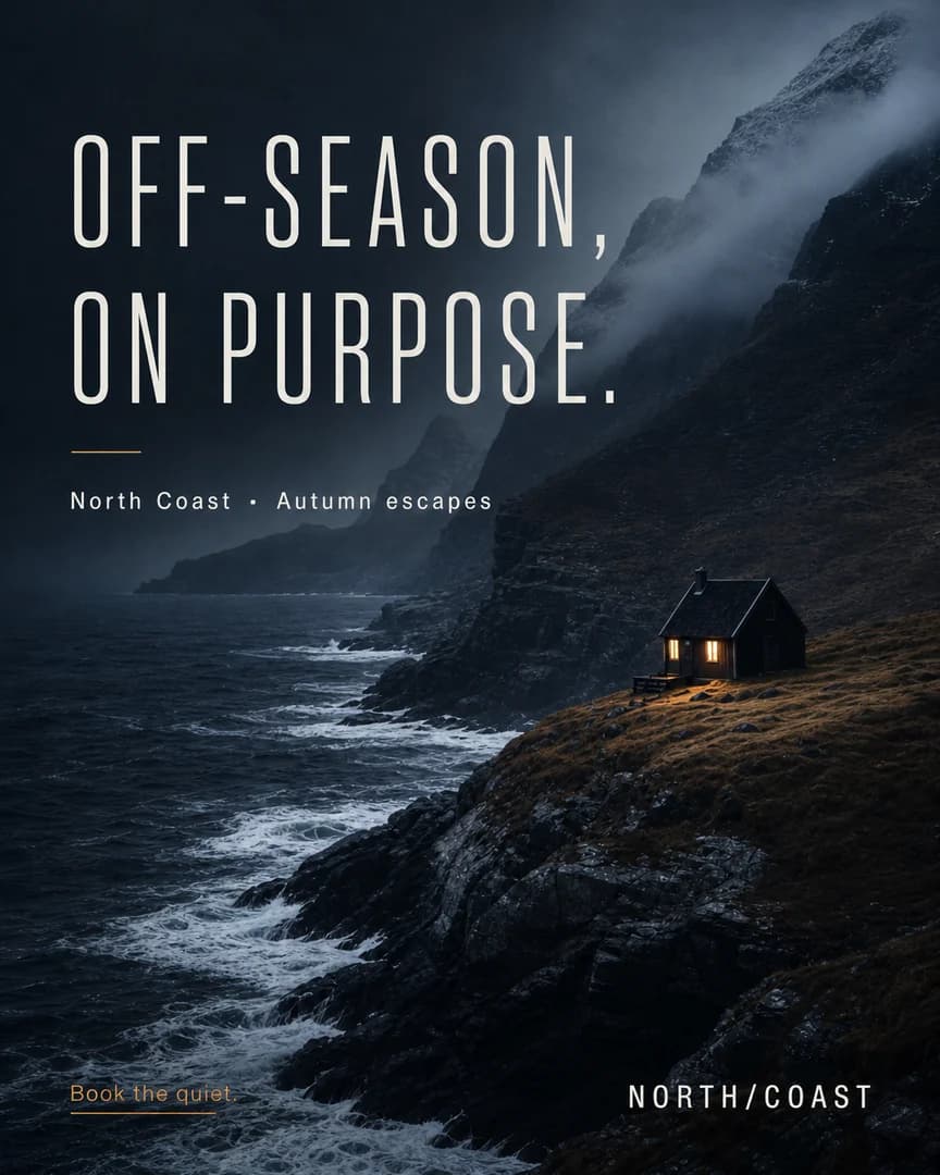 North Coast autumn campaign created by the content agent